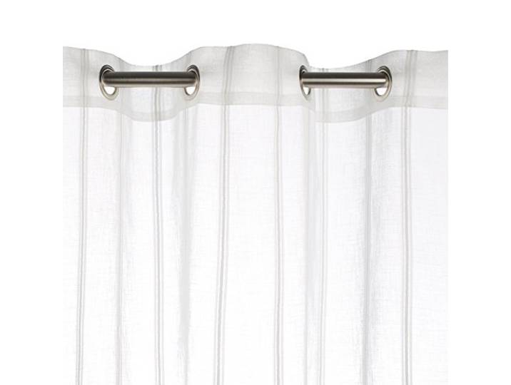 Madura - Voilage Santorini Décoration pour Maison Salon Chambre - Tissage rayé Large et aéré Blanc 350x298 cm