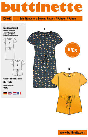 buttinette Schnitt "Kleid/Jumpsuit" für Kinder