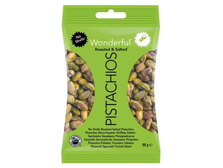 WONDERFUL pistaches grillées salées 60g