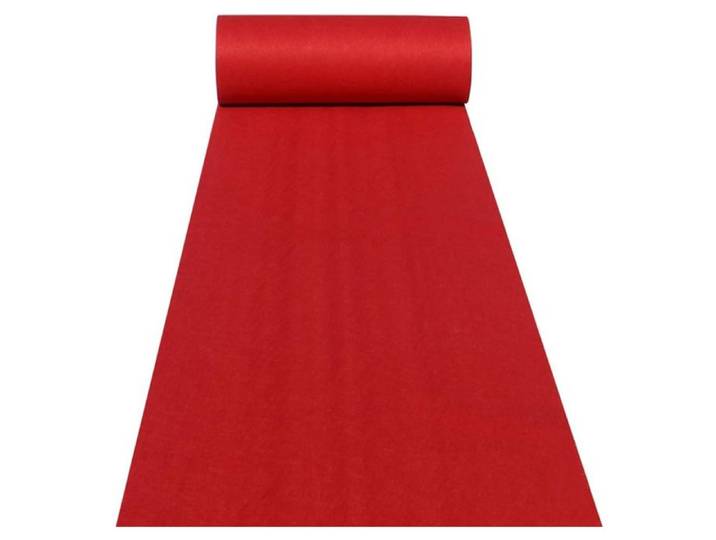 Tapis 23x49x18cm - Aueq - tapis rouge pour cérémonie mariage antidérapant résistant l'usure matériau durable et indéchirable