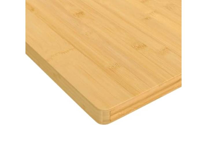 KTHLBRH Tischplatte aus Bambus, 70 x 70 x 2,5 cm Abgerundete Kanten, pflegeleichte lackierte Oberfläche, Couchtisch, Bartisch, Konsolentisch