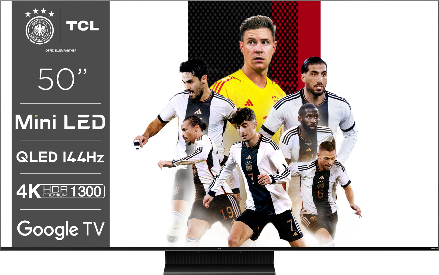 TCL 50C803 - UHD Fernseher - schwarz