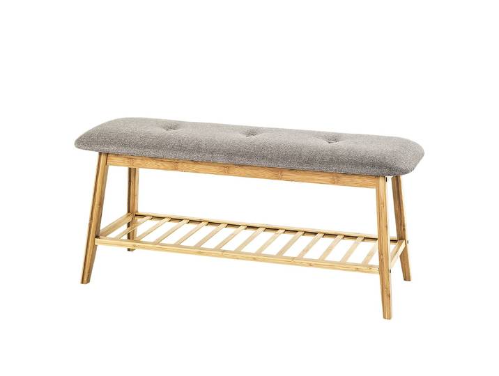 Banc d’entrée Stolk 100cm Marron/Bambou