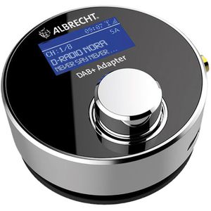 Albrecht DAB-Adapter DR 54, für Stereoanlage und Autoradio, mit FM-Transmitter, für UKW, DAB+