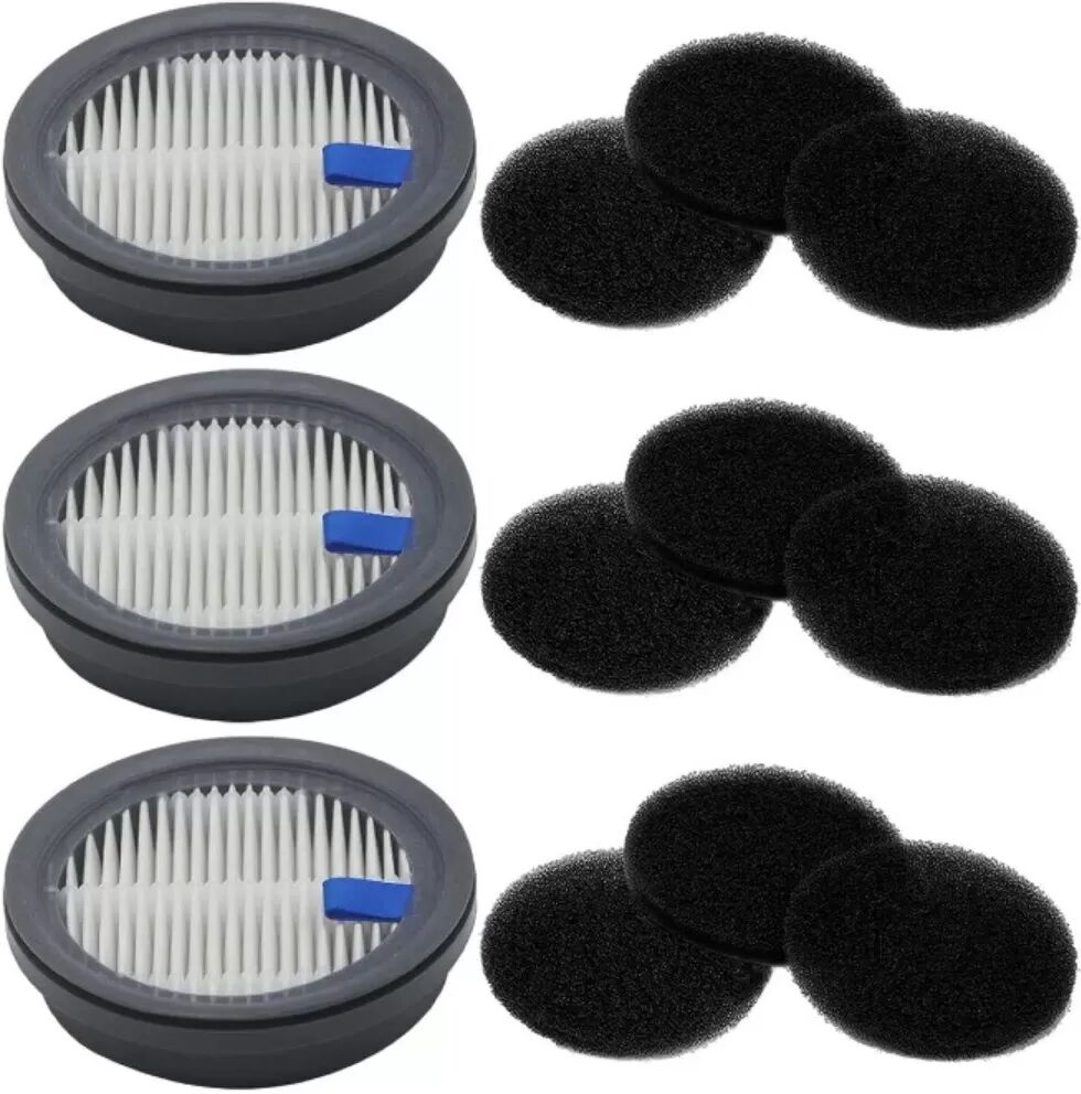 INF Ersatz-Filterset kompatibel mit Afoddon und ORFELD — 3 Filterkartuschen + 9 Schwammfilter mit mehrschichtiger