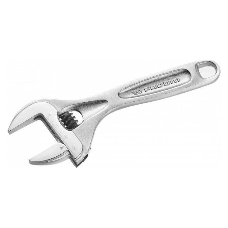Facom Kurzer schwedischer Rollgabelschlüssel 160 mm, Backenabstand 33 mm, verchromt (33 mm) (113AS.6CPB)