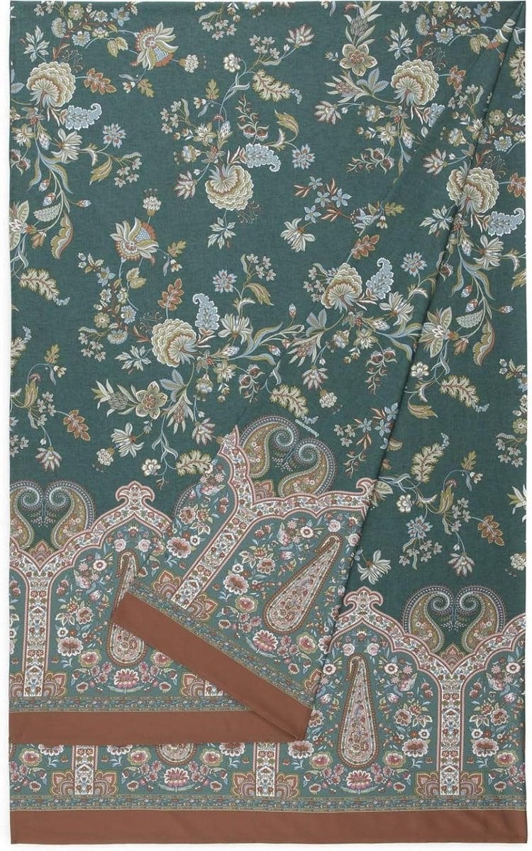 Groene Katoenen Foulard Decoratieve Doek 270 x 270 cm
