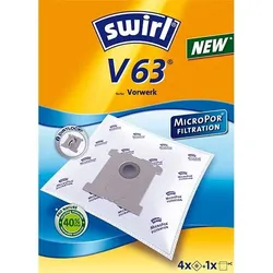 swirl® MicroPor Filtration Staubsaugerbeutel, V 63