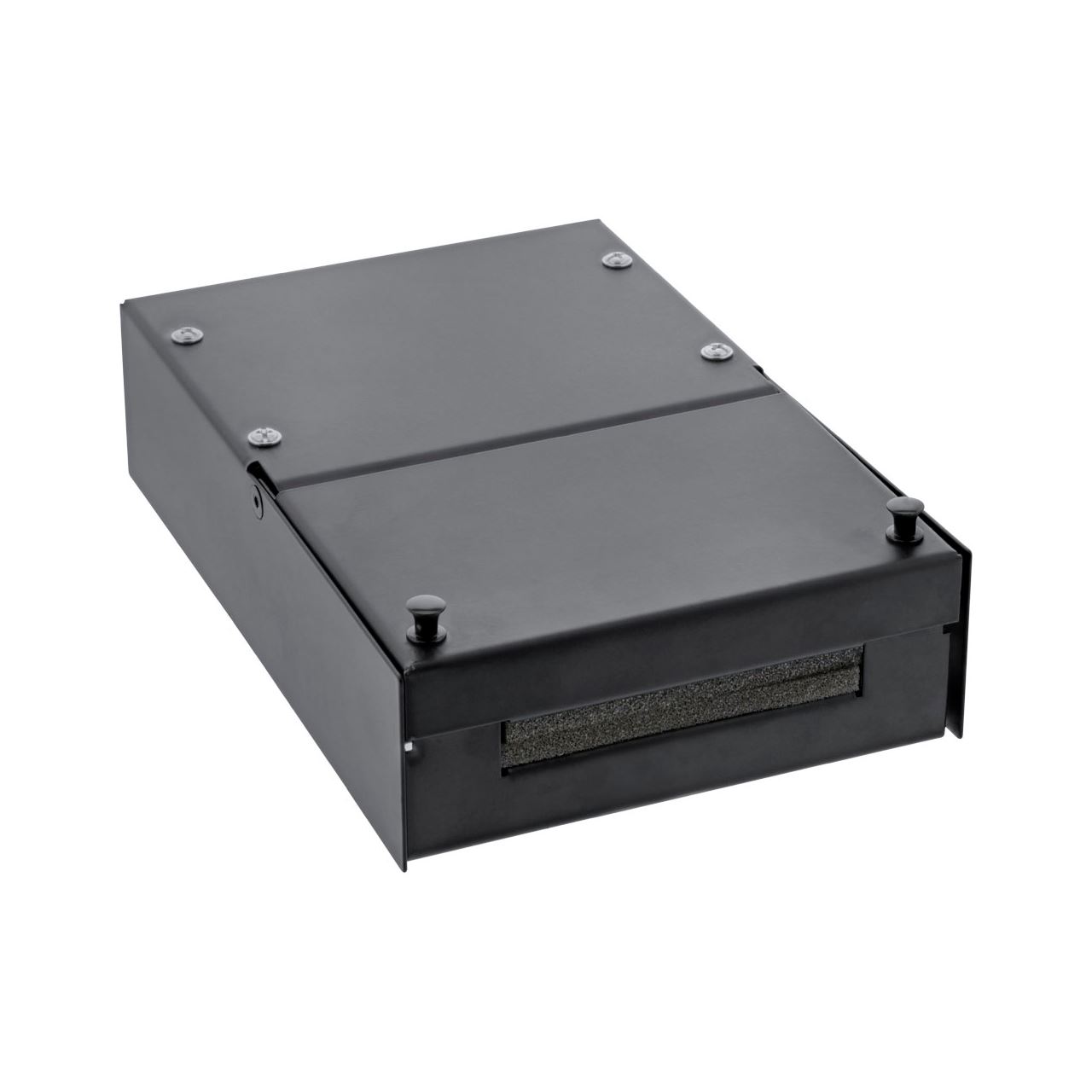 InLine Anschlussdose Aufputz für 4x Keystone RJ45 Buchse, schwarz