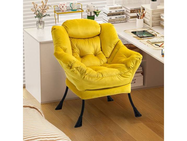 Confort pour lire ou se reposer fauteuil confortable avec appuie-tête rembourré poche latérale et montage facile