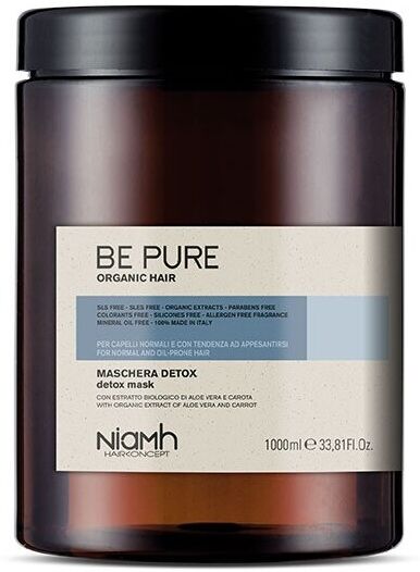 Be Pure Detox Mask Normal Oily Prone Hair 1000 ml
