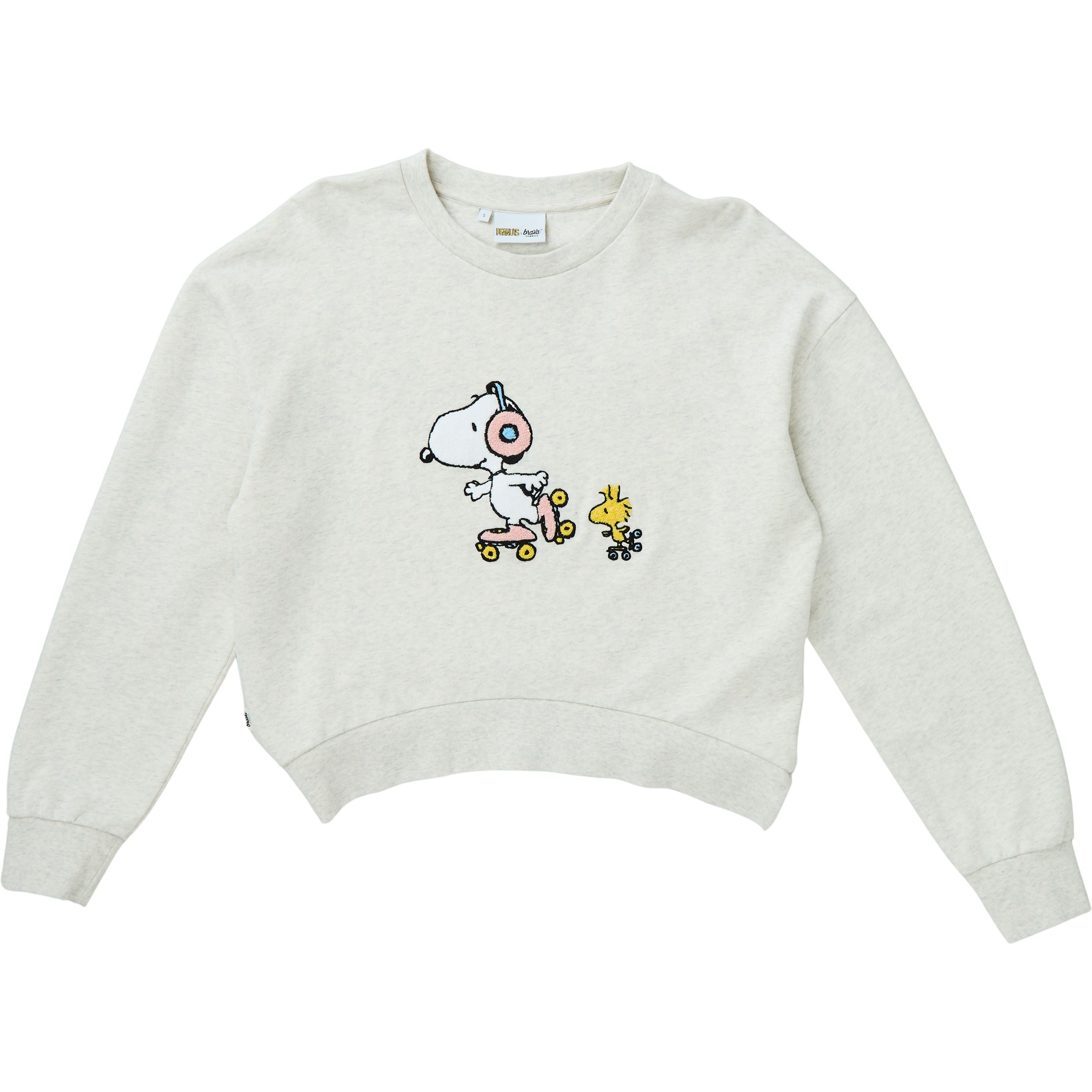 Brava Fabrics Peanuts Roller Damen Pullover weiss Größe M Lifestyle Widerstandsfähig