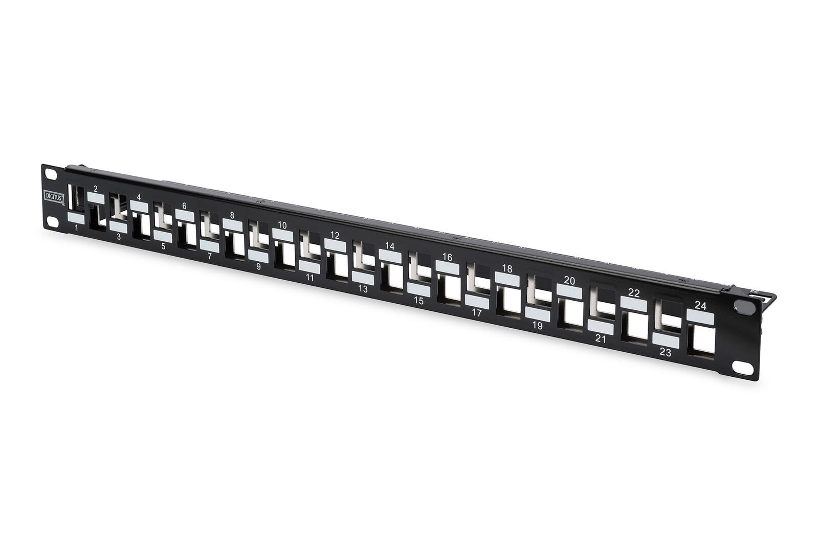 Digitus Modulares Patch Panel, 24-Port, abgestuft DN-91412