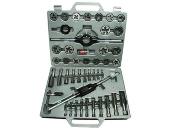 Kit de tarauds, 45 pièces, malette