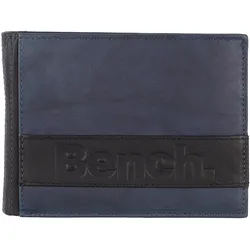 Bench. Lederbörse RFID-Schutz dunkelblau