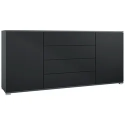 SIDEBOARD Santo Schwarz matt