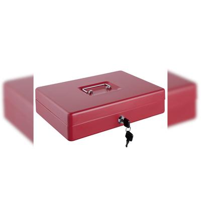 Alco Geldkassette Stahlblech 195x145xx95mm rot