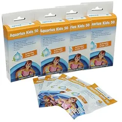 [Bundle] !!! 4er !!! Set Aquarius Kids 50 Wasserpflege für Kinderpools