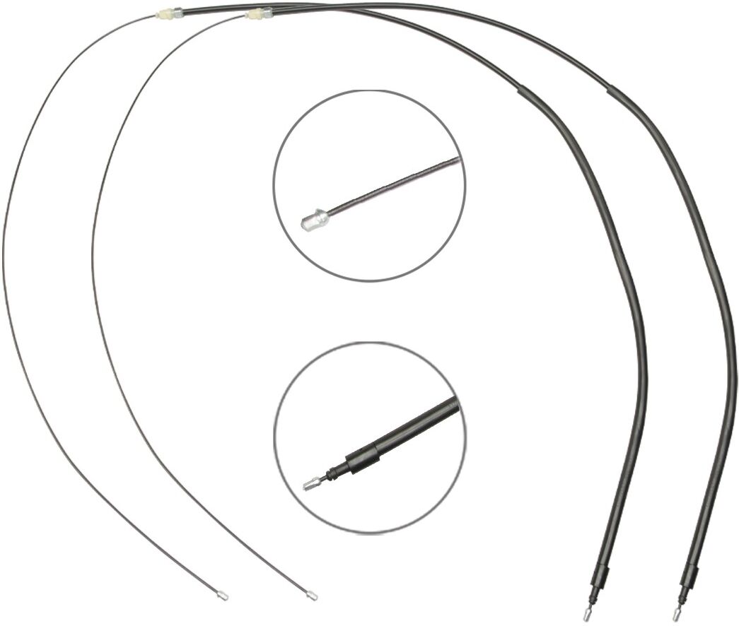 RIDEX 124C1706 Handbrake cable