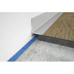 minileiste SL16X5 Sockelprofil Silber 2000x26x16 mm