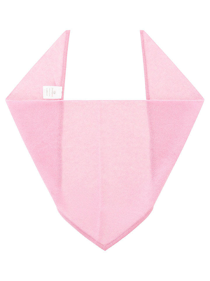 Zwillingsherz Kaschmir-Dreieckstuch in Rosa - (L)84 x (B)34 cm - onesize