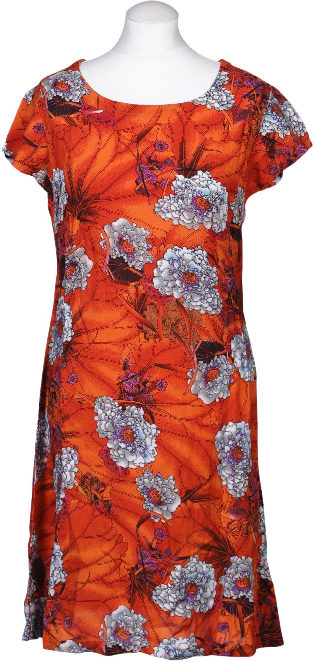 Chapati Berlin Damen Kleid, Orange, Gr. M, Viskose - Second Hand