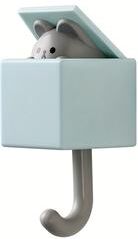 Market Central Cute Cat Wall Hook Self Adhesive Organizer For Towels Keys Hats And Coats blue Mouse