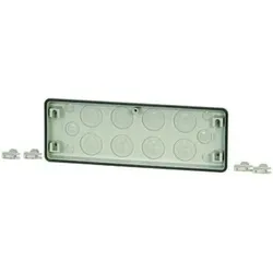 Einführungsflansch Kst 329x116mm unbeh Kabelverschr Vorprägungen