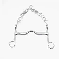 Metalab Stainless Steel Kandare Edelstahl rostfrei , Größe Gebiss: 145mm