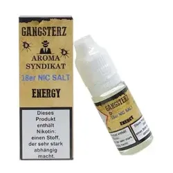 Energy 10ml 18mg NicSalt Liquid by Gangsterz