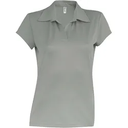 Proact, Damen, Sportshirt, Damen Poloshirt mit kurzen Ärmeln Sport (XXL), Grau