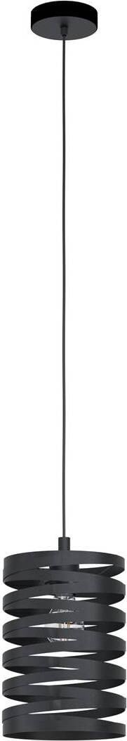 Eglo Cremella LED Hanglamp, Rond, Zwart, Staal