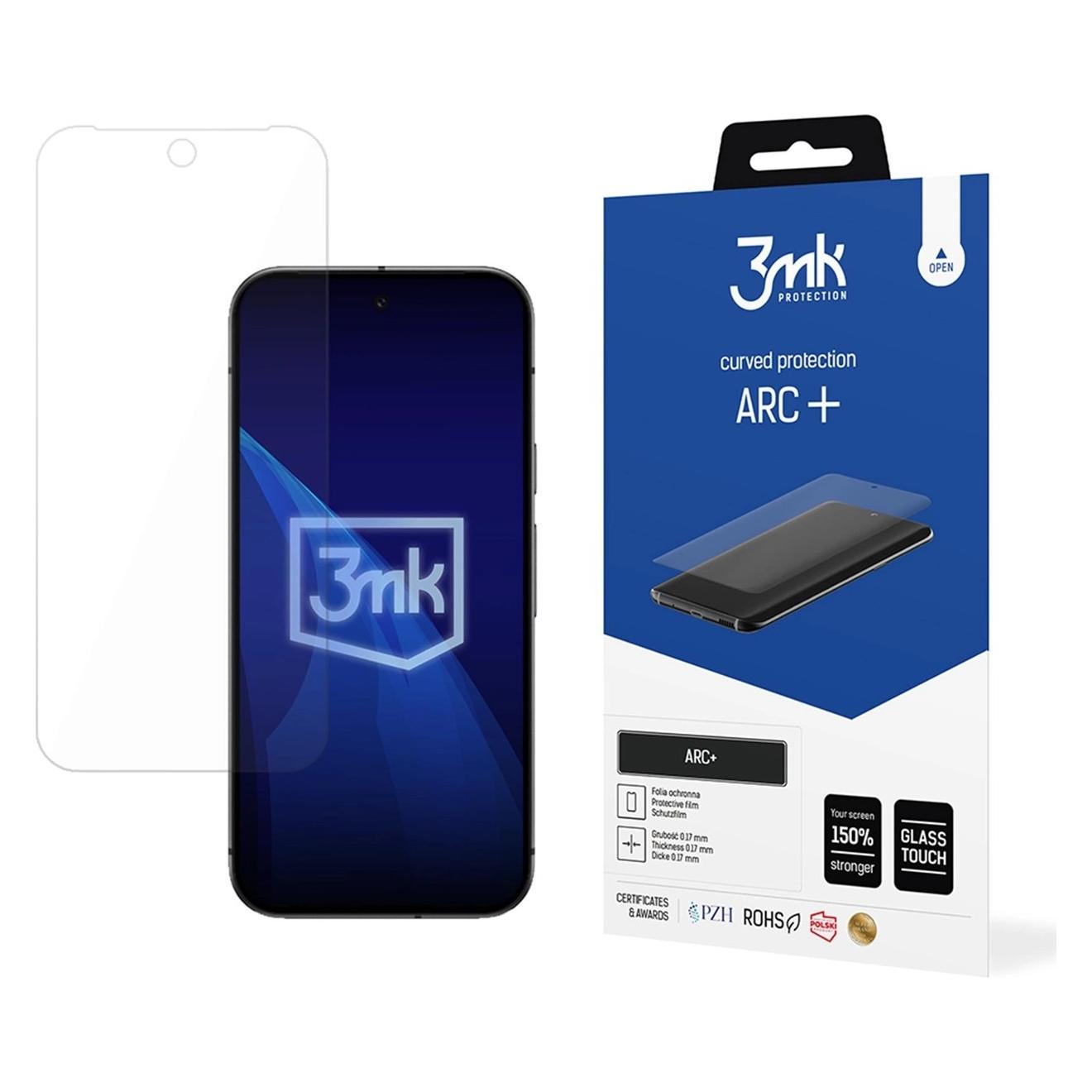3MK Folia ochronna ARC+ na Google Pixel 9A (1 Stk., Google Pixel 9a) (W-3ArcP-GPix9A-0)