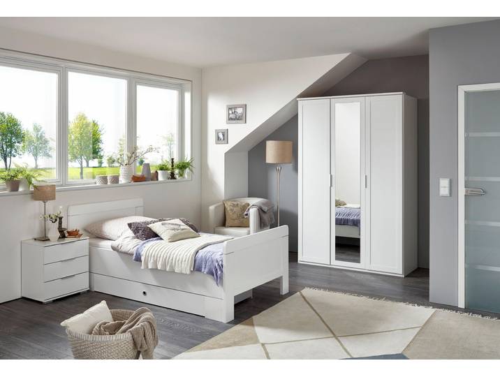 Nachtkommode WIMEX Nadja , weiss (weiß), B:52cm H:58cm T:38cm, Sideboards, Nachtkommode