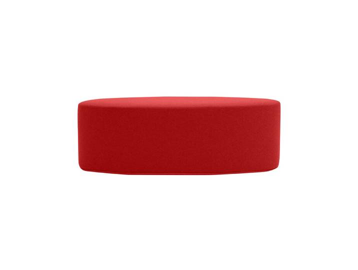 Softline Hocker Bon-Bon rot, Designer busk+hertzog, 100x33x40 cm