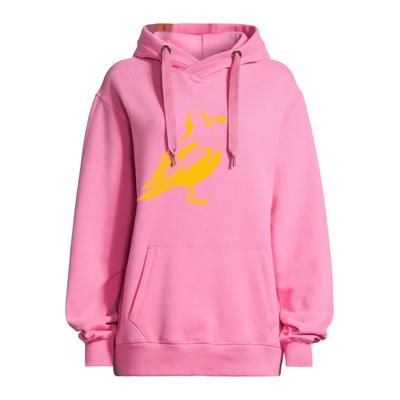 Kapuzenpullover SALZHAUT "Hoodie ODDEBODJE UNISEX - Möwe", Damen, Gr. XS, rosa (blossom), Obermaterial: 100% Baumwolle CO., Pullover Kapuzenpullover