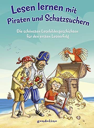 Angelika Glitz - Lesen lernen mit Piraten und Schatzsuchern: Die schönsten Lesebildergeschichten für den ersten Leseerfolg - Preis vom 02.10.2026 23:42:20 h