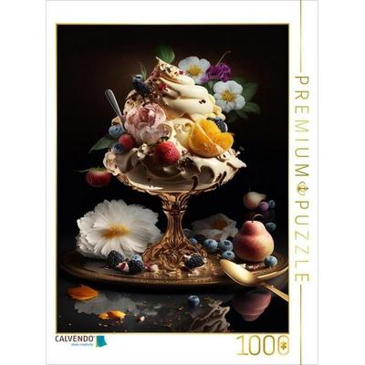 CALVENDO Puzzle Vanille-Eisberg | 1000 Teile Lege-Größe 64x48cm Foto-Puzzle für glückliche Stunden