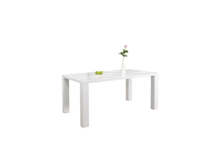Esstisch 180 x 90 cm weiß