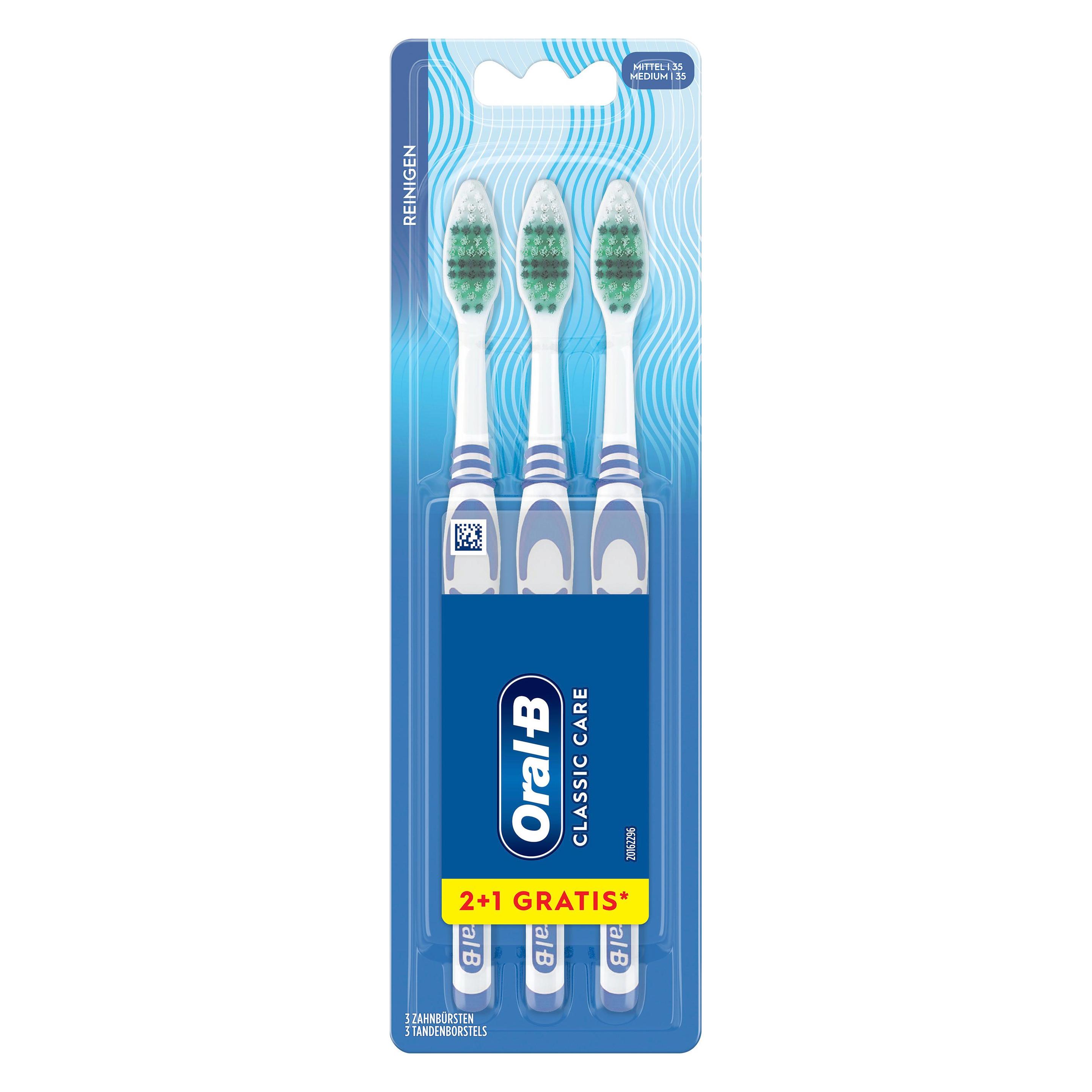 Oral-B 1,2,3 Classic Care (Mittel, 3x) (3014260818388)