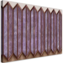 WANDBILD buntes 3d fenster