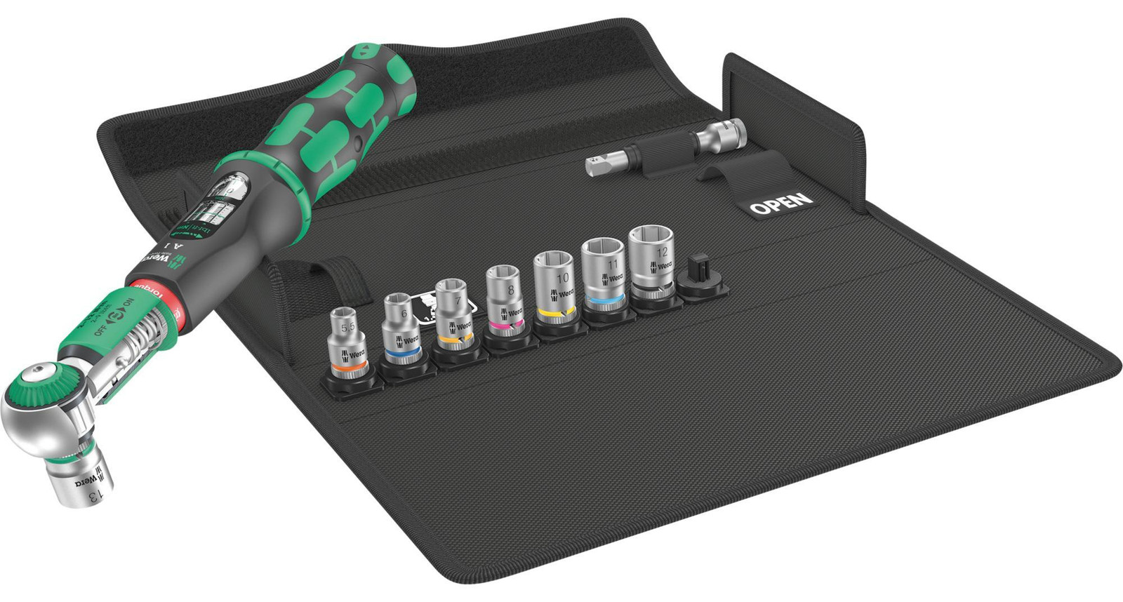 Wera Safe-Torque A 1 set, 1 1/4 inch vierkant, 2-12 Nm