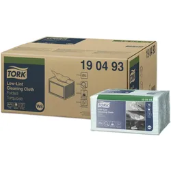Tork Low-Lint Cleaning Cloths Blue 8x75, Reinigungsutensil, Türkis