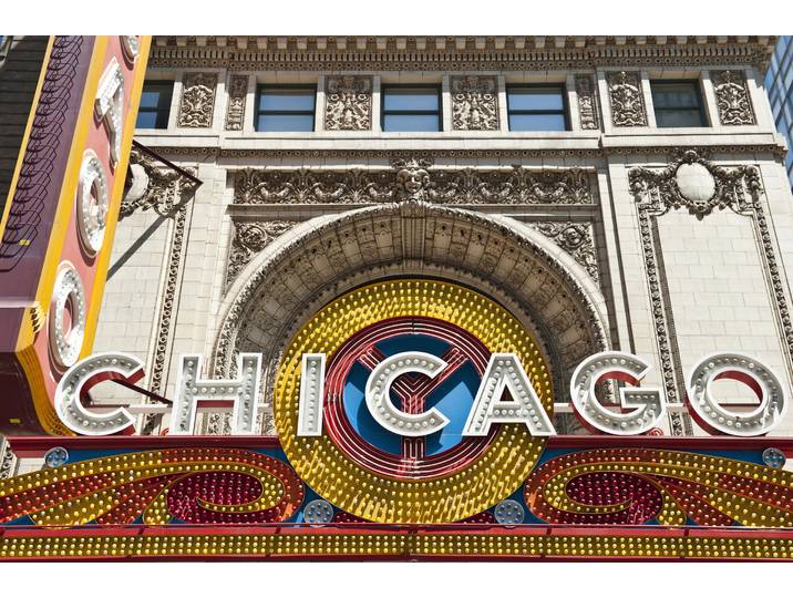 Fototapete PAPERMOON CHICAGO-ALTSTADT NEW YORK LAS VESGAS VINTAGE SCHILD XXL , bunt, B:2,5m L:1,86m, Vlies, Tapeten, Fototapete