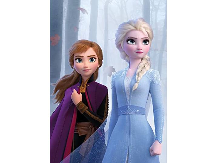 Komar Frozen Sisters in the Wood – Taille : 50 x 70 cm Décoration murale\, poster (sans cadre) Disney