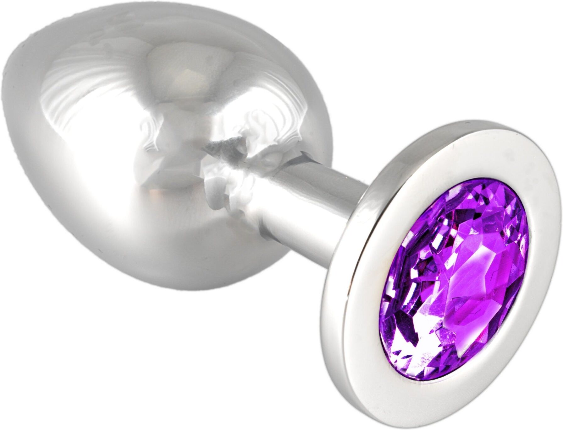 Rimba Anus piquet GRAND avec cristal mauve L