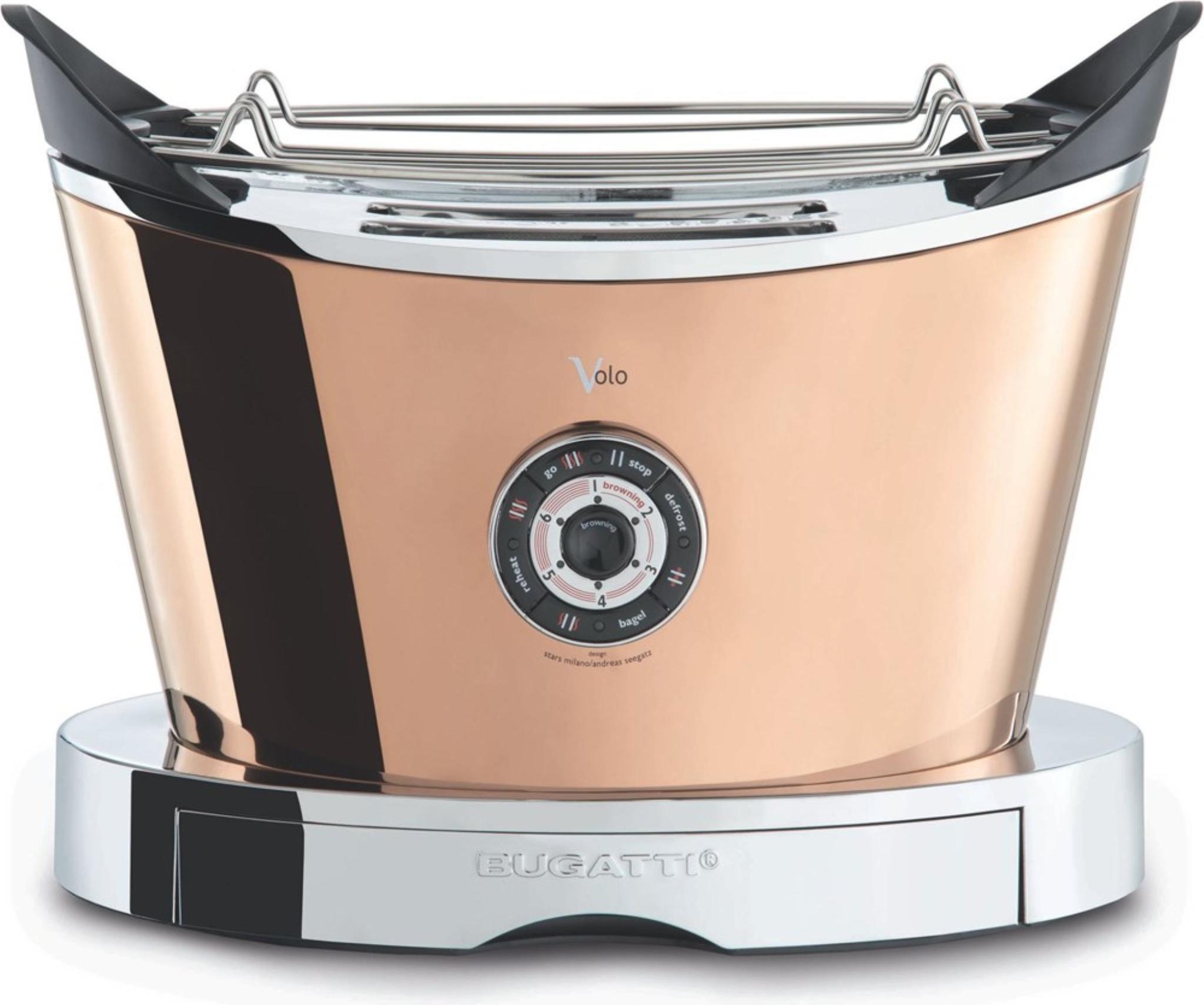 Bugatti - VOLO Toaster - Farbe ROSE GOLD - Glänzendes PVD-Finish