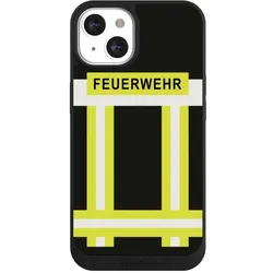 Nivocase Handyhülle für Apple iPhone 13 Hülle NIVOpure Case Schwarz Beruf Feuerwehr Feuerwehrmann (Apple iPhone 13), Smartphone Hülle, Schwarz