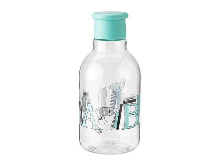 RIG-TIG Bouteille à eau DRINK-IT Moomin ABC 0,5 litre Turqouise