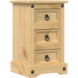 vidaXL Nachttisch Corona 35x32,5x58 cm Massivholz Kiefer